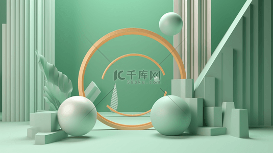 展示c4d背景图片_c4d创意电商背景