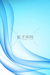 简约炫彩科技背景图片_商务科技抽象线条蓝色渐变清新海报背景