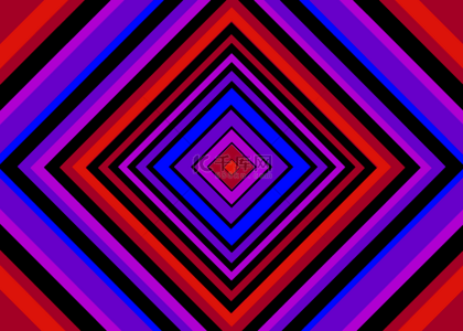几何抽象方形彩色背景
