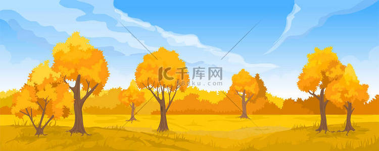 秋季农村景观