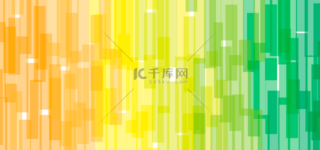 绿色黄色线条背景图片_温暖活力夏日简单优雅几何抽象绿色黄色线条背景