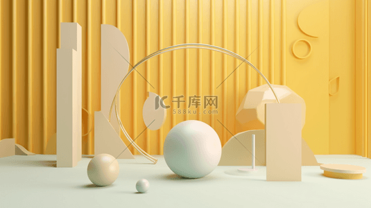 c4d渲染背景图片_c4d创意电商背景