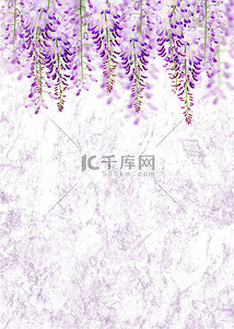冬季开花背景图片_大理石梦幻紫色背景