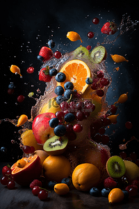 水果产品摄影数字艺术