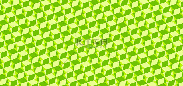 立体墙纸活力绿色地砖菱形四边形拼接无缝衔接背景