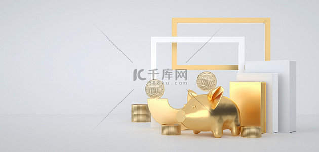 商务数据c4d背景图片_金融数据背景