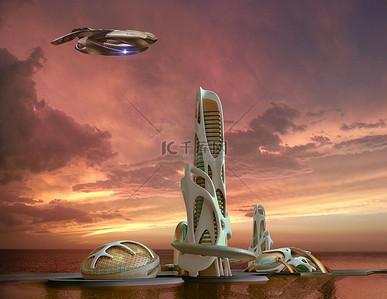 幻想与科幻小说的未来城市建筑