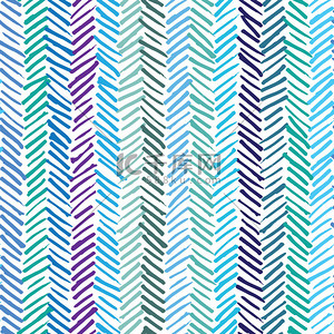 曲折步背景图片_Smeared herringbone seamless pattern design