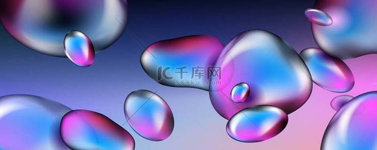 创意网页模板背景图片_紫色，紫色抽象气泡液体流体背景。动态创意美丽的模板广告海报，名片，标语牌，封面，小册子，网页设计横幅。矢量 Eps10