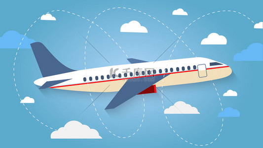 客运背景图片_飞机在天空中飞行。客运飞机、 飞机、 澳大利亚劳资关系委员会