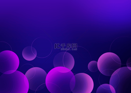 气泡光背景图片_圆形渐变线条抽象壁纸紫色背景