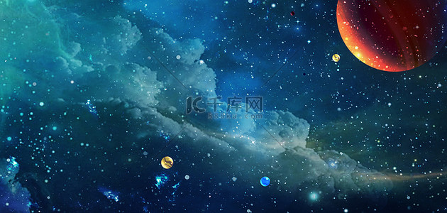 星海湾大桥背景图片_星空星河星系星云