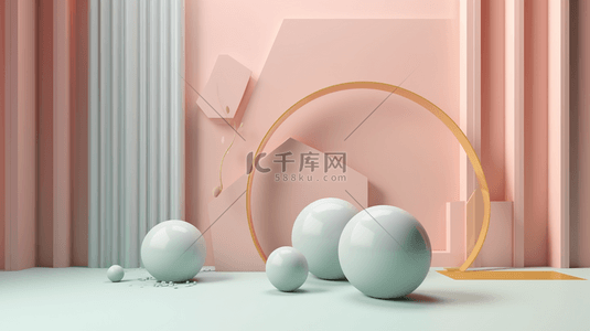 渲染c4d背景图片_c4d创意电商背景