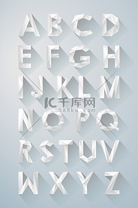 线版式设计背景图片_矢量字母表 3d 字母 geometrey