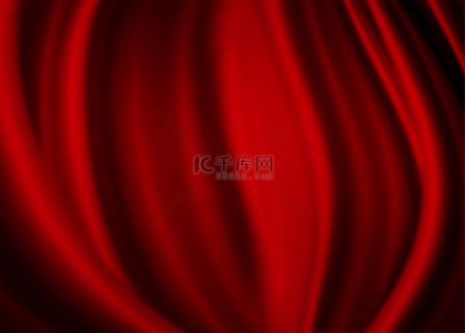 矢量折叠背景图片_抽象豪华丝绒布料深红背景