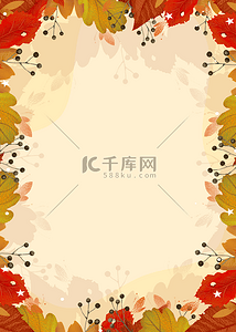 秋季壁纸背景图片_浅黄色花朵背景