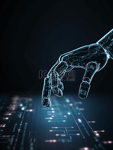 科技科幻数据背景图片_机械臂未来科技大数据人工智能科幻场景