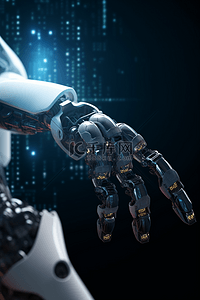 科技机械未来背景图片_科技机械手臂未来背景