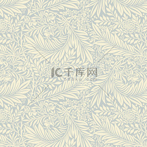 威廉 · 莫里斯（William Morris，1834-1896） 。原产于MET博物馆。用rawpixel进行数字增强.