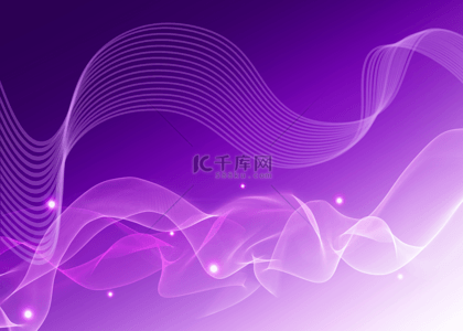 抽象线条科技风格光效紫色背景