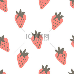 草莓矢量背景图片_矢量模式与草莓.  
