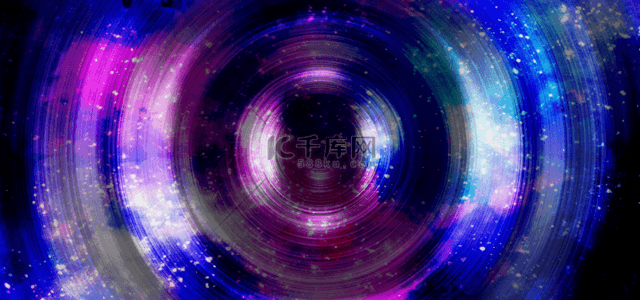 太空隧道旋转黑洞抽象风格背景