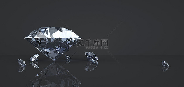 钻石质感钻石背景