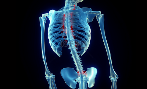 人体关节图背景图片_蓝色上半身体人体关节图