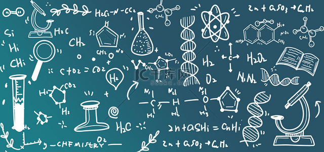 数学的背景背景图片_卡通风格符号标志教育数学公式背景