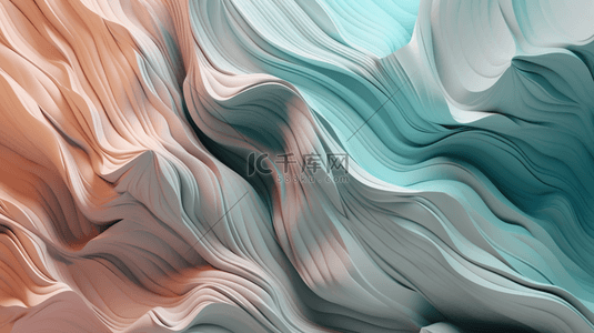 彩色马克笔曲线背景图片_彩色创意流体质感简约纹理
