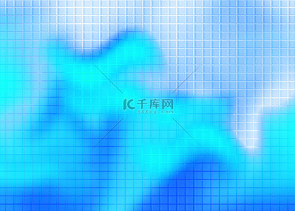 白色科技方块背景图片_玻璃质感抽象渐变蓝色条纹背景