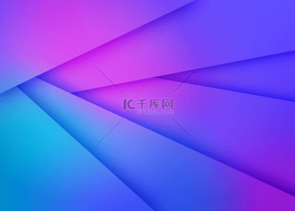 彩色时尚几何背景图片_彩色蓝色粉色抽象卡片紫色背景