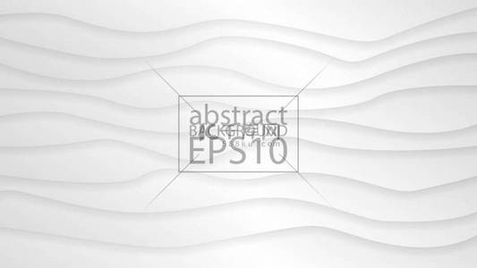 EPS10单色抽象向量背景。基于曲线和阴影的图形效果。一个容易使用的元素。你想怎么用就怎么用.