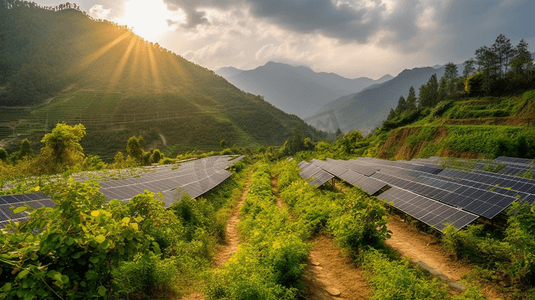 太阳能新能源电池板光伏板清洁能源17