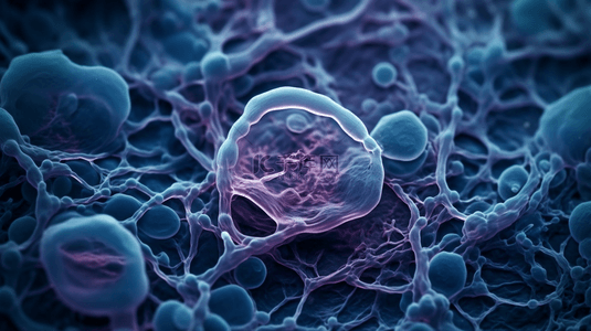 正常发货背景图片_显微镜下正常人类细胞