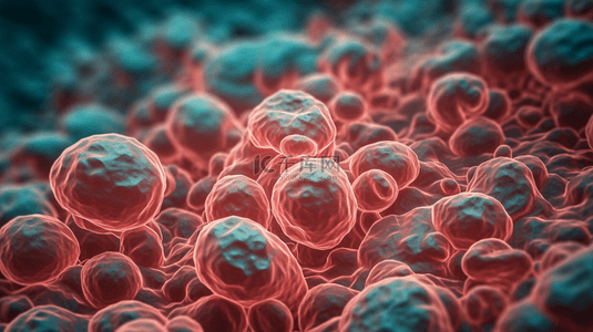 显微镜下正常人类细胞