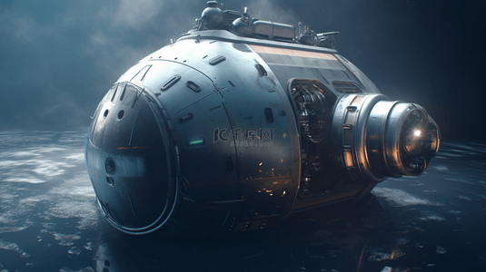未来科技科幻海洋潜水潜艇