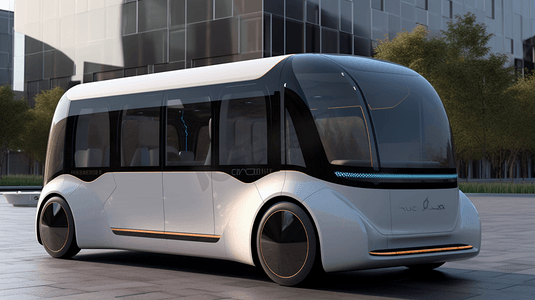 无人驾驶高科技未来概念汽车交通运输1