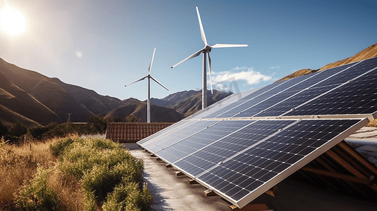 太阳能新能源发电电力装备光伏板电池板8