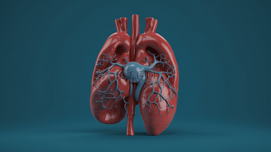 医疗人体组织器官背景图片_医学医疗人体组织器官心肺