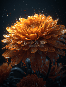 3D立体花朵数字艺术绘图