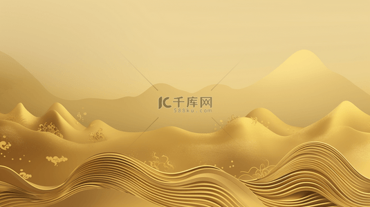 金色质感简约中国风背景