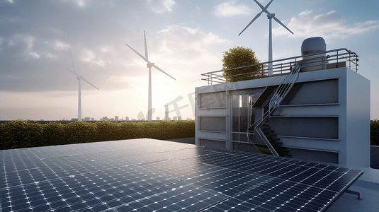 太阳能新能源发电电力装备光伏板电池板7