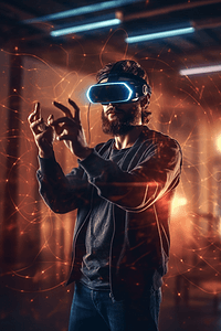 VR虚拟现实科技VR眼镜男人28