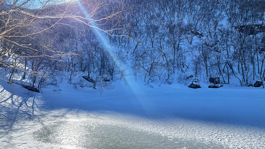 长白山天池摄影照片_长白山雪山美景天池