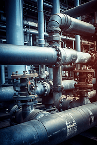 工业油泵管道结构