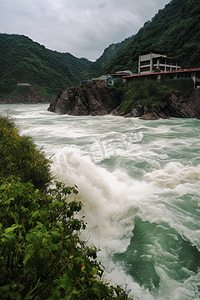 贵州构皮滩水电站风光