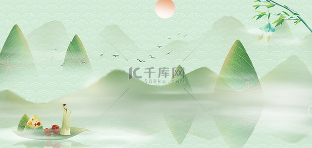 粽子背景素材背景图片_传统节日端午节背景素材
