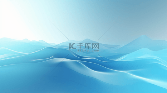 曲线背景图片_蓝色商务简约创意曲线背景