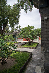庭院摄影照片_北京恭王府
